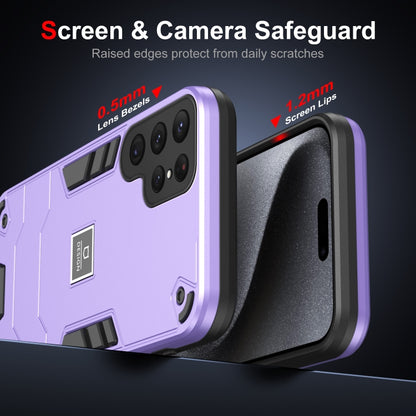 For Samsung Galaxy S24 Ultra 5G 2 in 1 Shockproof Phone Case(Purple) - Galaxy S24 Ultra 5G Cases by buy2fix | Online Shopping UK | buy2fix