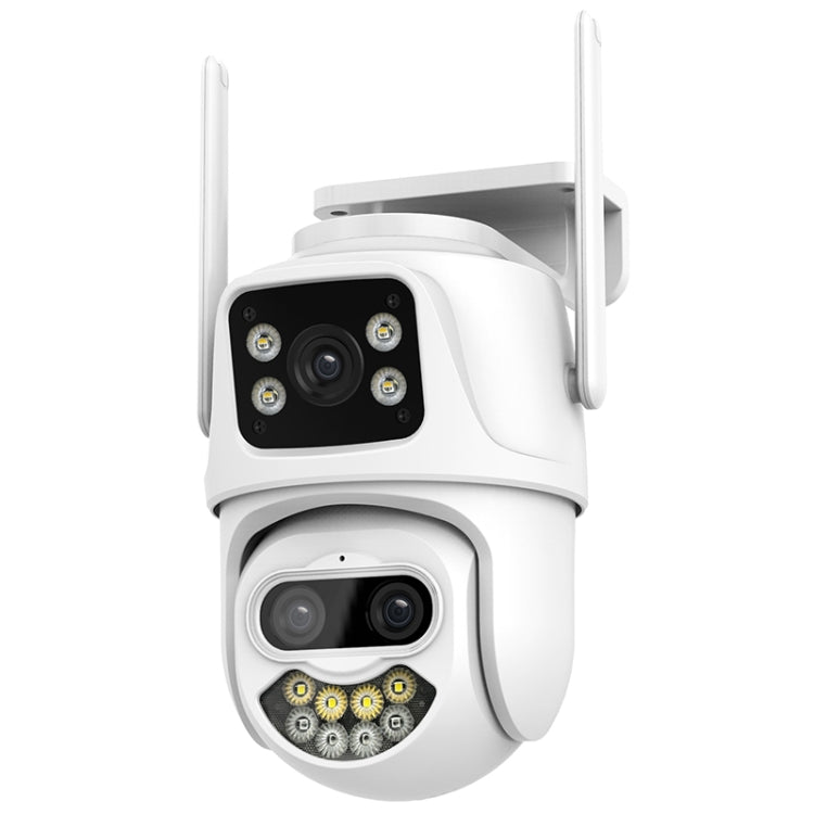 QX102 3MP WiFi Triple Camera Supports Two-way Voice Intercom & Infrared Night Vision(EU Plug) - Wireless Camera by buy2fix | Online Shopping UK | buy2fix