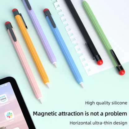 For Apple Pencil 2 Pen Clip Ultra Thin Series Stylus Pen Protective Case(Sky Blue) - Pencil Accessories by buy2fix | Online Shopping UK | buy2fix