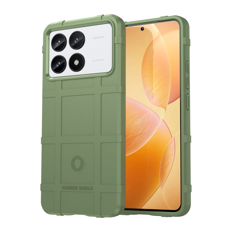 For Xiaomi Redmi K70 Full Coverage Shockproof TPU Phone Case(Green) - K70 Cases by buy2fix | Online Shopping UK | buy2fix