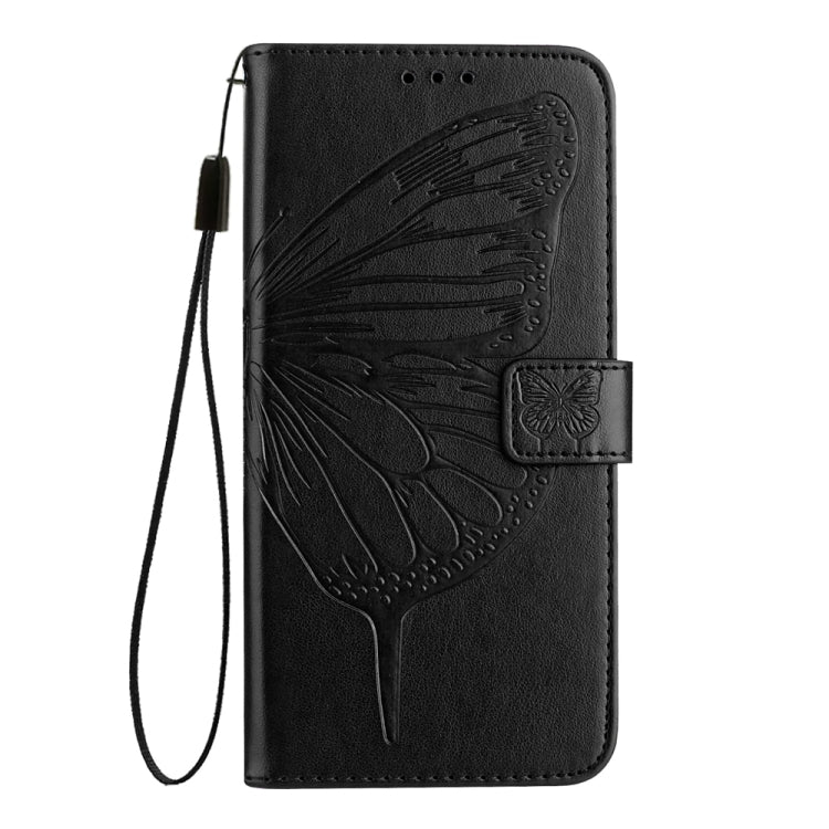 For Xiaomi 13 Ultra Embossed Butterfly Leather Phone Case(Black) - 13 Ultra Cases by buy2fix | Online Shopping UK | buy2fix