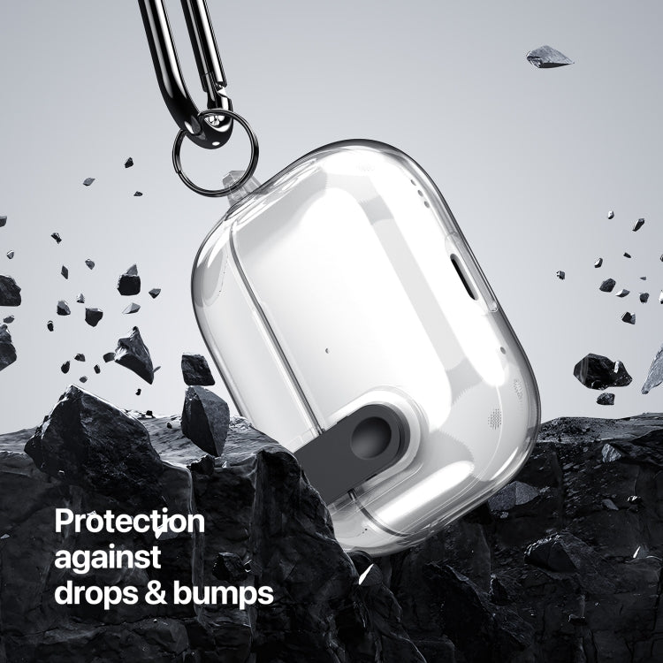 For AirPods 3 DUX DUCIS PECL Series Split Transparent Earphone Case with Hook(Transparent) - For AirPods 3 by DUX DUCIS | Online Shopping UK | buy2fix