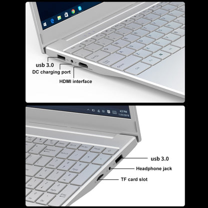 V8 15.6 inch Ultrathin Laptop, 16GB+512GB, Windows 10 Intel Processor N95 Quad Core(Silver) - Others by buy2fix | Online Shopping UK | buy2fix