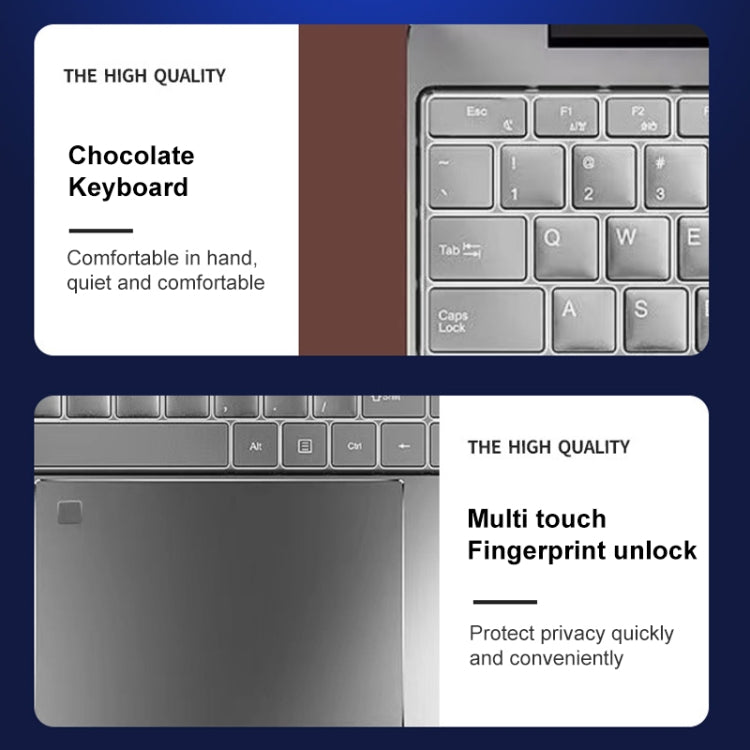 V8 15.6 inch Ultrathin Laptop, 16GB+128GB, Windows 10 Intel Processor N95 Quad Core(Silver) - Others by buy2fix | Online Shopping UK | buy2fix