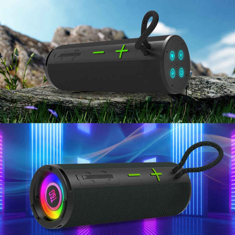 T&G TG-421 RGB BT Outdoor Waterproof Speakers(Black) - Desktop Speaker by T&G | Online Shopping UK | buy2fix