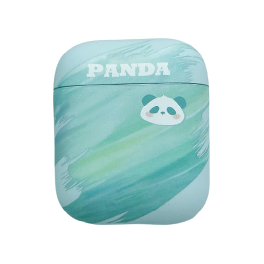 For AirPods 1/2 Panda PC Matte Earphone Protective Case - For AirPods 1/2 by buy2fix | Online Shopping UK | buy2fix