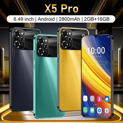X5 Pro / X17, 2GB+16GB, 6.49 inch Face Identification Android 8.1 MTK6580A Quad Core, Network: 3G, Dual SIM(Green) -  by buy2fix | Online Shopping UK | buy2fix