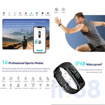 S5-4 Smart Bracelet IP68 Waterproof Heart Rate Sport Fitness Tracker Smart Watch(White) - Smart Wristbands by buy2fix | Online Shopping UK | buy2fix