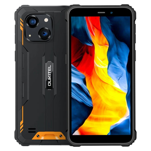 Oukitel WP32, 4GB+128GB, IP68/IP69K, 5.93 inch Android 13 Unisoc Tiger T606 Octa-core, NFC, OTG, Network: 4G(Orange) - OUKITEL by OUKITEL | Online Shopping UK | buy2fix