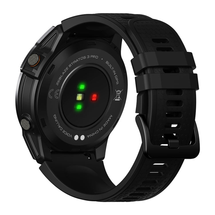 Zeblaze Stratos 3 Pro 1.43 inch AMOLED Screen Sports Smart Watch Support Bluethooth Call(Black) - Smart Watches by Zeblaze | Online Shopping UK | buy2fix