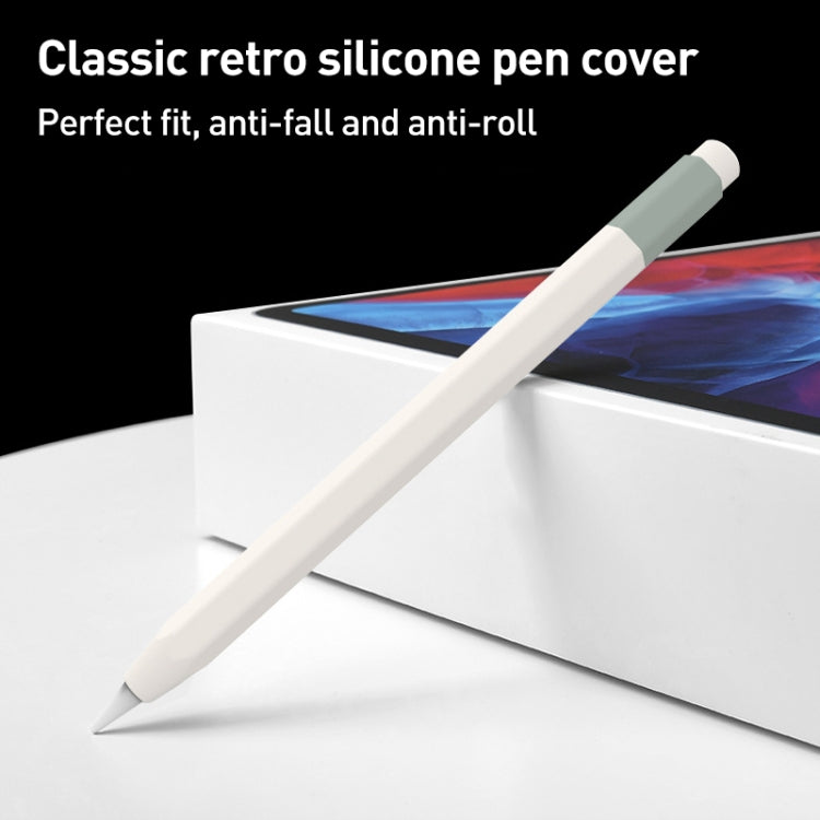 For Apple Pencil USB-C Pencil Style Liquid Silicone Stylus Case(Green) - Pencil Accessories by buy2fix | Online Shopping UK | buy2fix