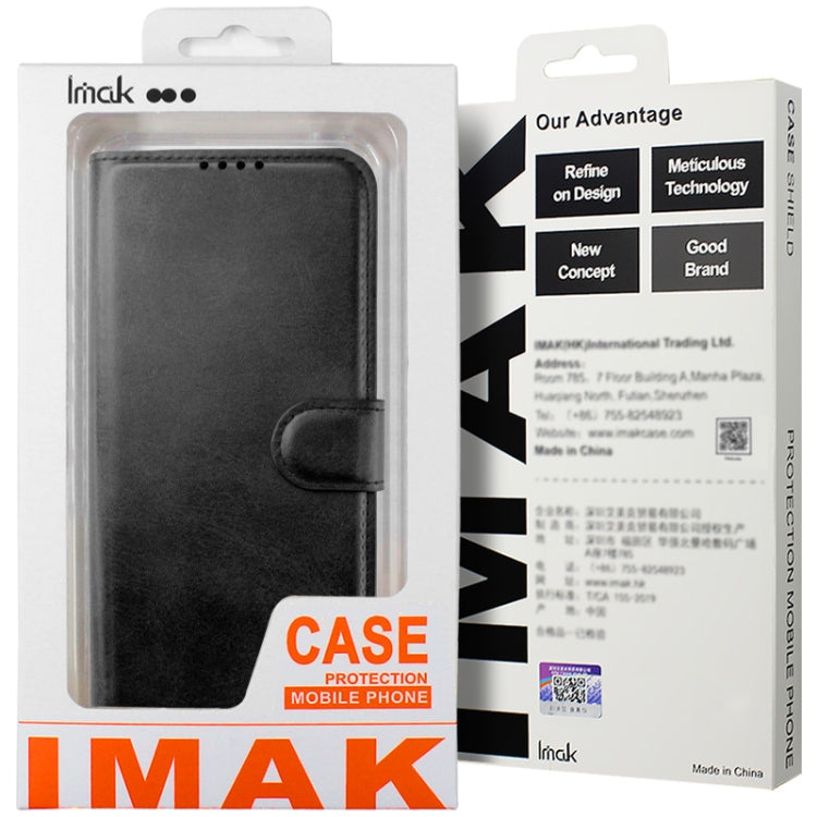 For Samsung Galaxy S24+ 5G IMAK Count Series Flip Leather Phone Case(Brown) - Galaxy S24+ 5G Cases by imak | Online Shopping UK | buy2fix