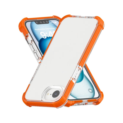 For iPhone SE 2024 Acrylic Full Coverage Shockproof Phone Case(Orange) - More iPhone Cases by buy2fix | Online Shopping UK | buy2fix