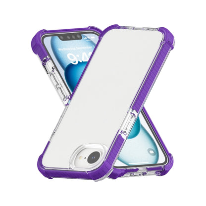 For iPhone SE 2024 Acrylic Full Coverage Shockproof Phone Case(Purple) - More iPhone Cases by buy2fix | Online Shopping UK | buy2fix