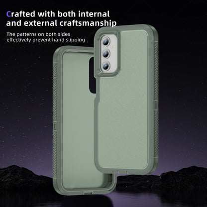 For Samsung Galaxy S23 FE 5G Guard Life Waterproof Frosted Phone Case(Green) - Galaxy S23 FE 5G Cases by buy2fix | Online Shopping UK | buy2fix