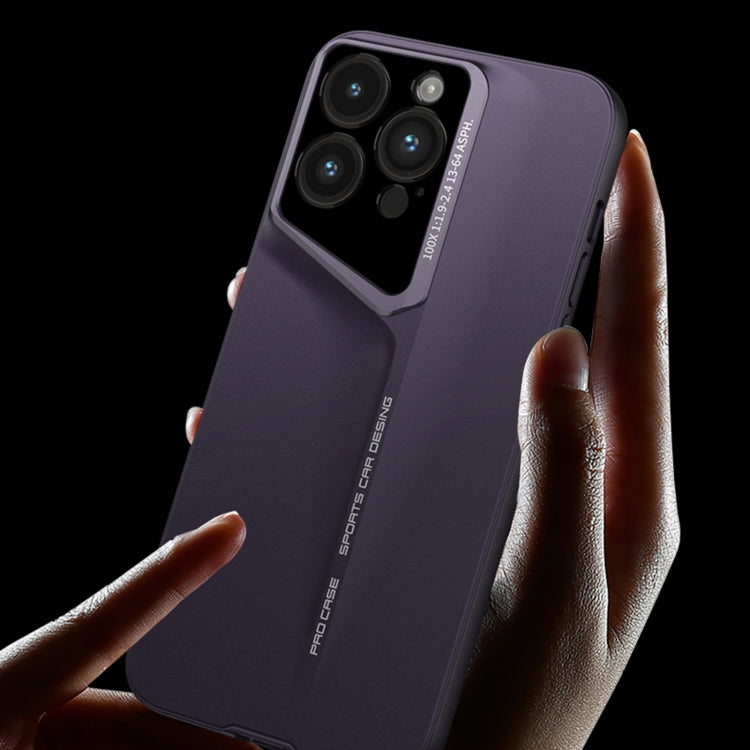 For iPhone 15 Pro GKK Blade Ultra-thin Full Coverage Phone Case(Purple) - iPhone 15 Pro Cases by GKK | Online Shopping UK | buy2fix