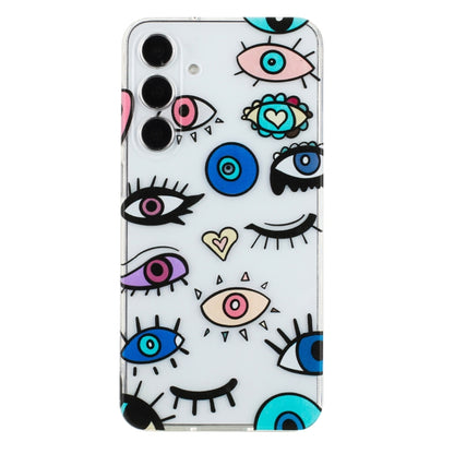 For Samsung Galaxy S23 FE 5G Colorful Painting Pattern TPU Phone Case(Eye Monster) - Galaxy S23 FE 5G Cases by buy2fix | Online Shopping UK | buy2fix