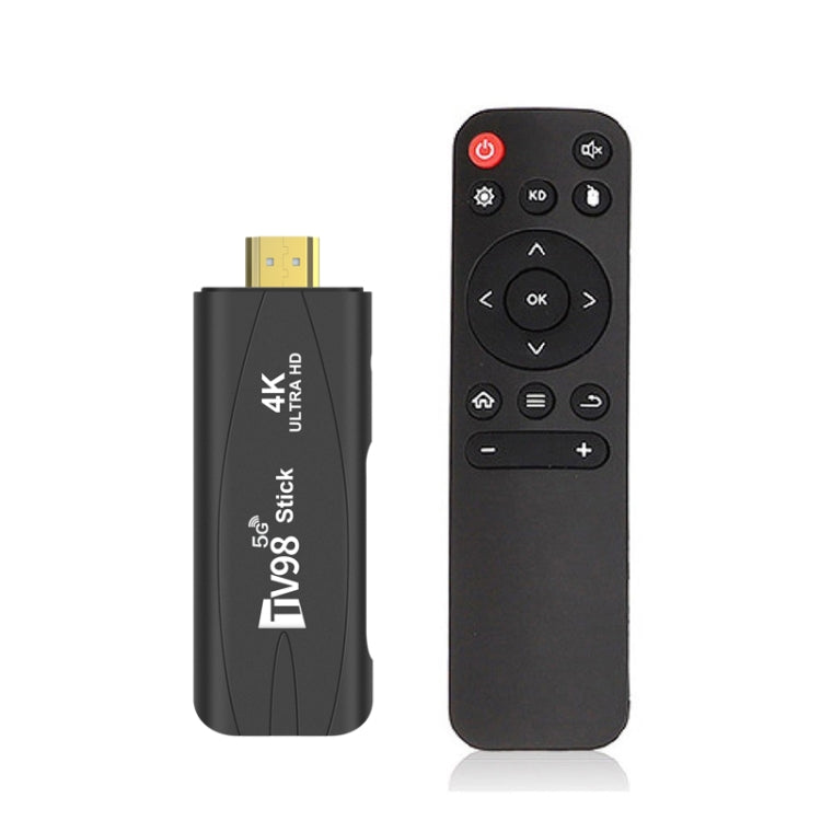 TV98 Rockchip 3228A Quad Core 4K HD Bluetooth Android TV Stick, RAM:2GB+16GB(EU Plug) - Android TV Sticks by buy2fix | Online Shopping UK | buy2fix