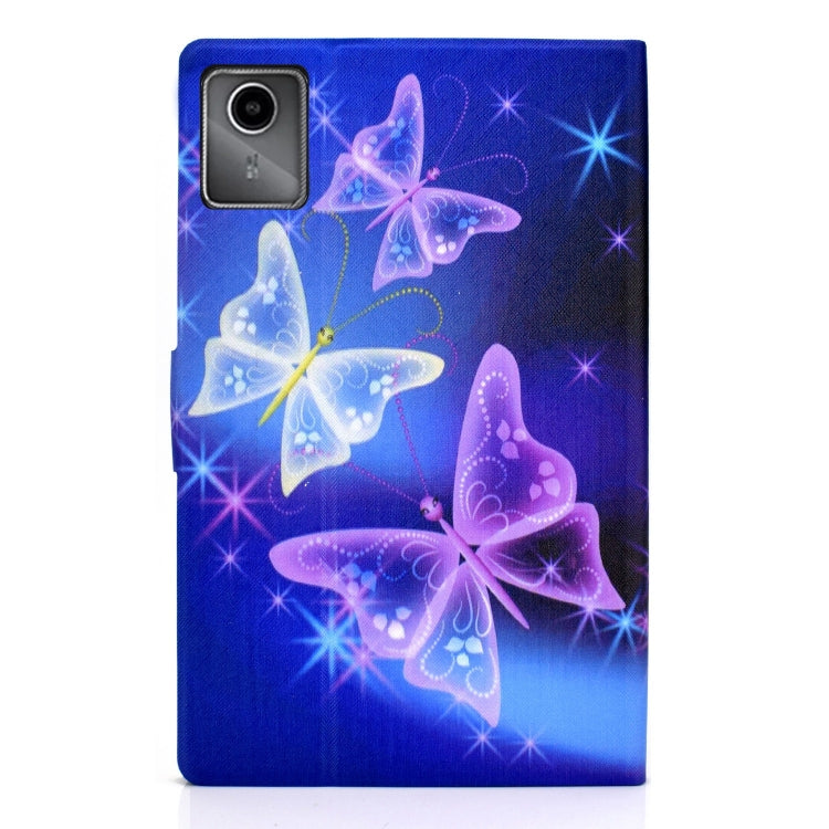 For Lenovo Tab M11 / Xiaoxin Pad 11 2024 Electric Pressed Colored Drawing Smart Leather Tablet Case(Starry Sky Butterfly) - Lenovo by buy2fix | Online Shopping UK | buy2fix