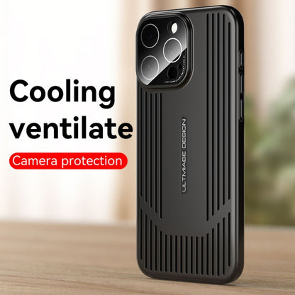 For iPhone 16 Pro Ice Sense Heat Dissipation Electroplating Frosted Phone Case(Silver) - iPhone 16 Pro Cases by buy2fix | Online Shopping UK | buy2fix