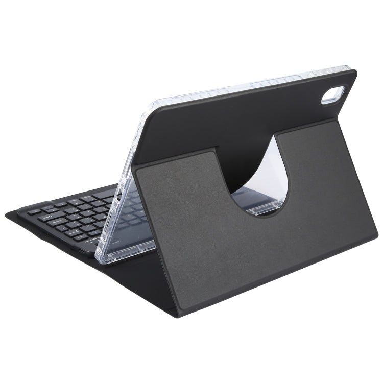 For Xiaomi Pad 6 Square Button Backlight Bluetooth Keyboard Rotatable Holder Leather Case(Black) - Others Keyboard by buy2fix | Online Shopping UK | buy2fix