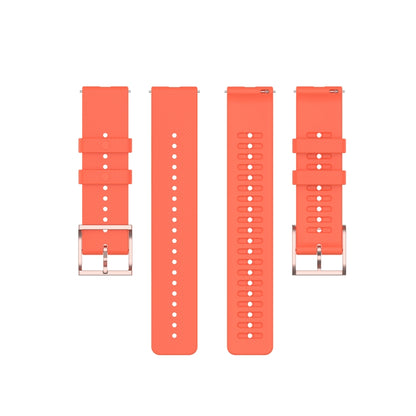 For Polar Ignite 20mm Dot Texture Watch Band(Orange) -  by buy2fix | Online Shopping UK | buy2fix