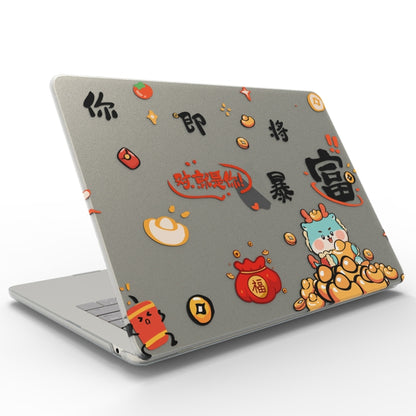 For MacBook Pro 13.3 A2338/A2251/A2289/A2159 UV Printed Pattern Laptop Frosted Protective Case(DDC-1689) - MacBook Pro Cases by buy2fix | Online Shopping UK | buy2fix