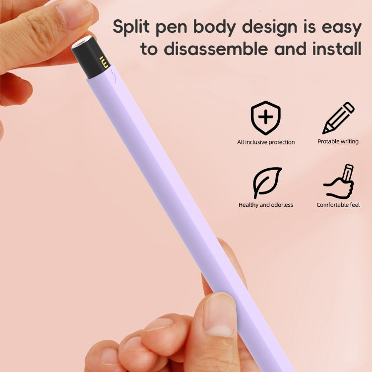 For Xiaomi Focus Pen III Stylus Pen Contrast Color Silicone Protective Case(Grey) - Pencil Accessories by buy2fix | Online Shopping UK | buy2fix