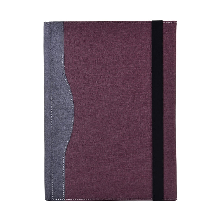 For Lenovo ThinkPad X1 Yoga Gen 8 14 inch Cloth Texture Laptop Leather Protective Case(Wine Red) - Other by buy2fix | Online Shopping UK | buy2fix