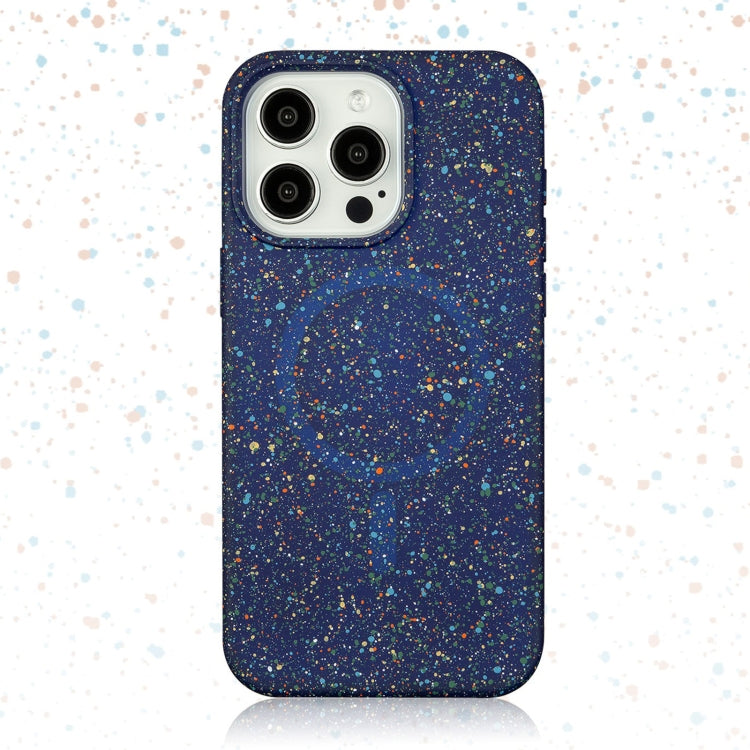 For iPhone 15 Colorful Frosted Magsafe PC Hybrid TPU Phone Case(Blue) - iPhone 15 Cases by buy2fix | Online Shopping UK | buy2fix