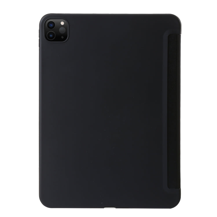 For iPad Pro 11 2024 TPU Deformation Flip Leather Tablet Case with Holder(Black) - iPad Pro 11 2024 Cases by buy2fix | Online Shopping UK | buy2fix