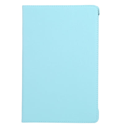 For iPad Air 11 2024 360 Degree Rotation Litchi Texture Leather Tablet Case with Holder(Sky Blue) - iPad Air 11 2024 Cases by buy2fix | Online Shopping UK | buy2fix