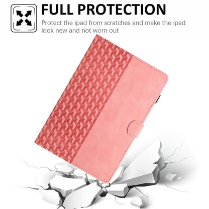 For iPad Pro 11 2024 Building Blocks Embossed Leather Smart Tablet Case(Pink) - iPad Pro 11 2024 Cases by buy2fix | Online Shopping UK | buy2fix