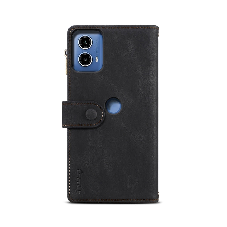 For Motorola Edge 50 Fusion ESEBLE Retro Frosted RFID Leather Phone Case(Black) - Motorola Cases by ESEBLE | Online Shopping UK | buy2fix