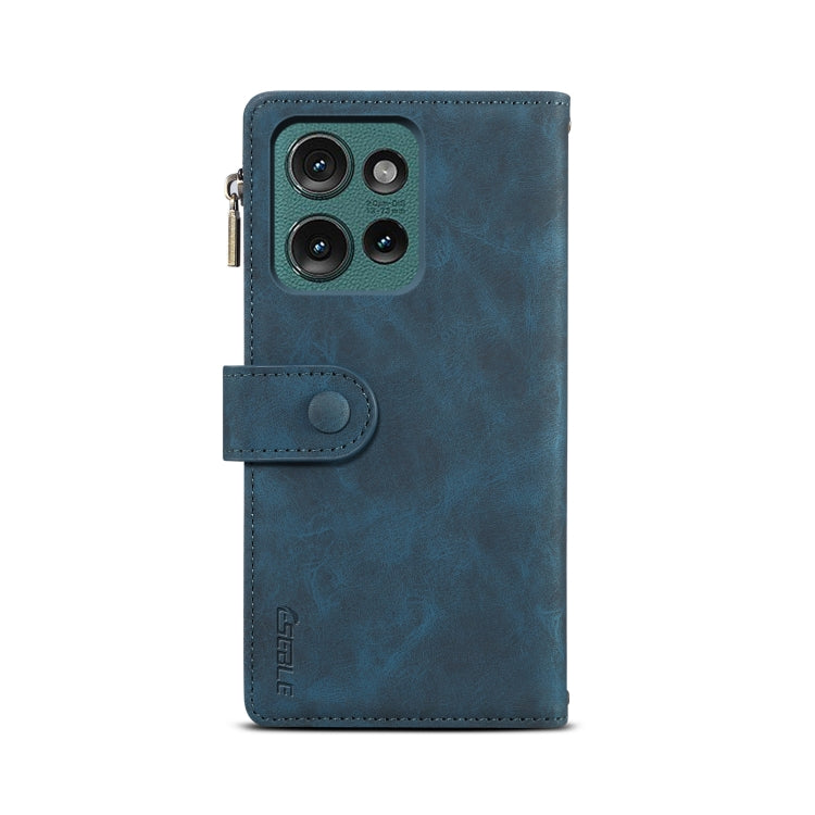 For Motorola Edge 50 5G Global ESEBLE Retro Frosted RFID Leather Phone Case(Dark Green) - Motorola Cases by ESEBLE | Online Shopping UK | buy2fix