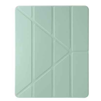 For iPad Pro 11 2024 Clear Acrylic Deformation Leather Tablet Case(Green) - iPad Pro 11 2024 Cases by buy2fix | Online Shopping UK | buy2fix