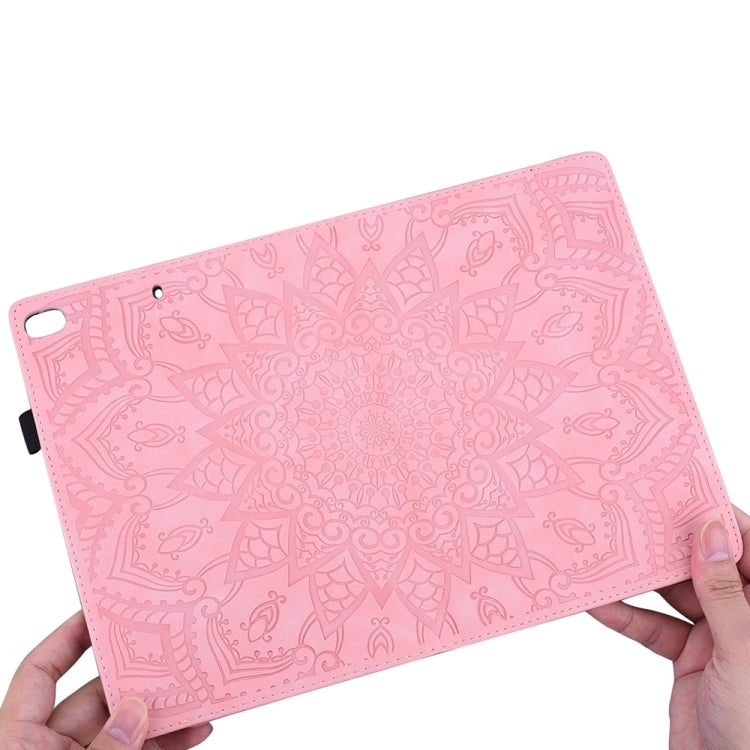 For iPad Pro 13 2024 Calf Texture Embossed Leather Tablet Case(Pink) - iPad Pro 13 2024 Cases by buy2fix | Online Shopping UK | buy2fix