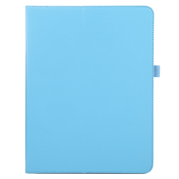 For iPad Pro 13 2024 Litchi Texture Solid Color Leather Tablet Case(Sky Blue) - iPad Pro 13 2024 Cases by buy2fix | Online Shopping UK | buy2fix