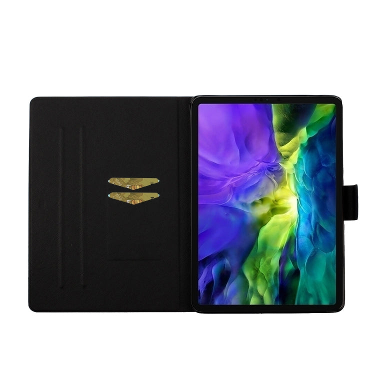 For iPad Pro 11 2024 Voltage Coloured Drawing Smart Leather Tablet Case(Butterflies) - iPad Pro 11 2024 Cases by buy2fix | Online Shopping UK | buy2fix