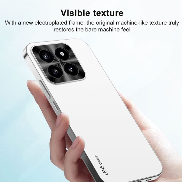 For Xiaomi Redmi K70 Pro AG Frosted Electroplating Acrylic Phone Case(Black) - K70 Pro Cases by buy2fix | Online Shopping UK | buy2fix