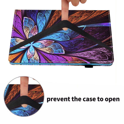 For iPad Pro 11 2024 Painted Elastic Band Smart Leather Tablet Case(Colorful Flower) - iPad Pro 11 2024 Cases by buy2fix | Online Shopping UK | buy2fix