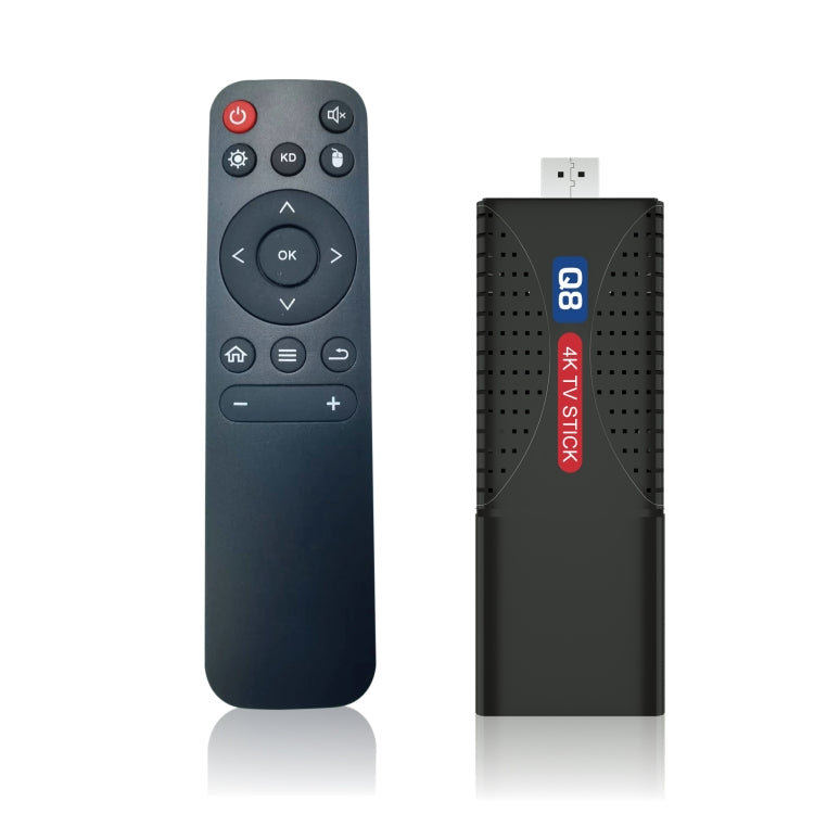 Q8 STICK Rockchip 3228A Quad-Core 1.2GHZ Android 12 4K HD TV Stick, RAM:1GB+8GB - Android TV Sticks by buy2fix | Online Shopping UK | buy2fix