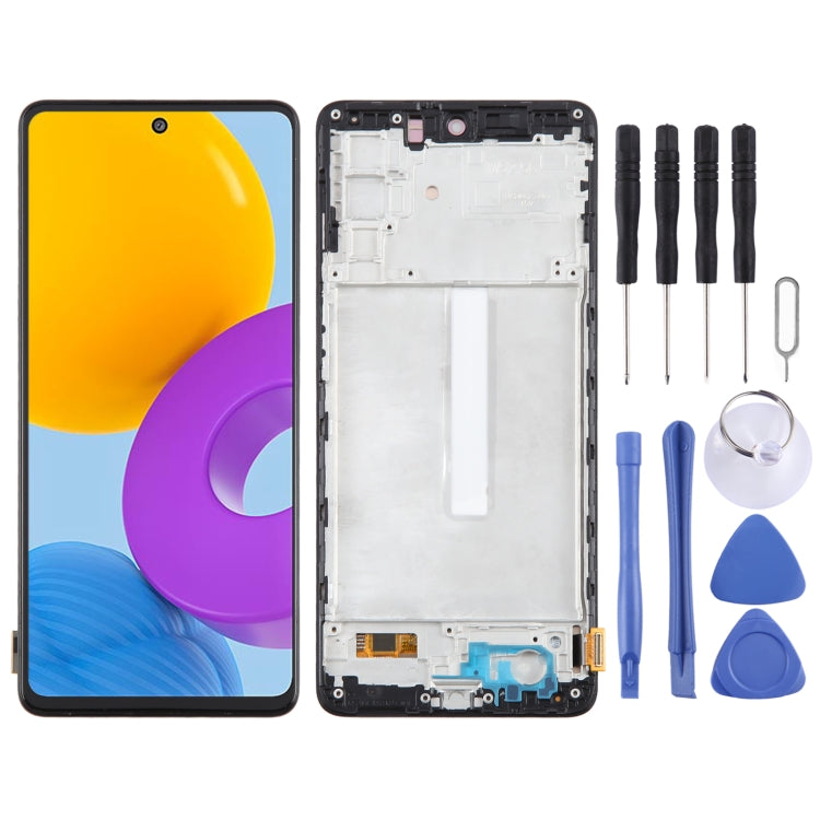 For Samsung Galaxy M52 5G SM-M526B 6.43inch OLED LCD Screen for Digitizer Full Assembly with Frame - LCD Screen by buy2fix | Online Shopping UK | buy2fix