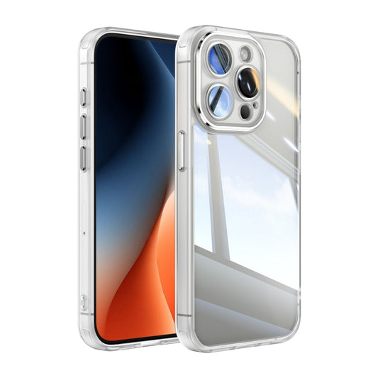 For iPhone 15 Pro Max Acrylic Hybrid TPU Armor Shockproof Phone Case(Transparent) - iPhone 15 Pro Max Cases by buy2fix | Online Shopping UK | buy2fix