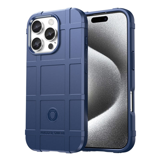 For iPhone 16 Pro Full Coverage Shockproof TPU Phone Case(Blue) - iPhone 16 Pro Cases by buy2fix | Online Shopping UK | buy2fix