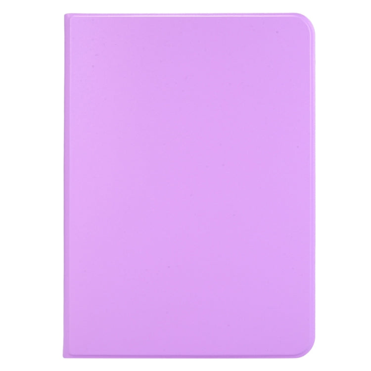 For iPad Pro 11 2024 Stretch Voltage Plain Leather Smart Tablet Case(Purple) - iPad Pro 11 2024 Cases by buy2fix | Online Shopping UK | buy2fix