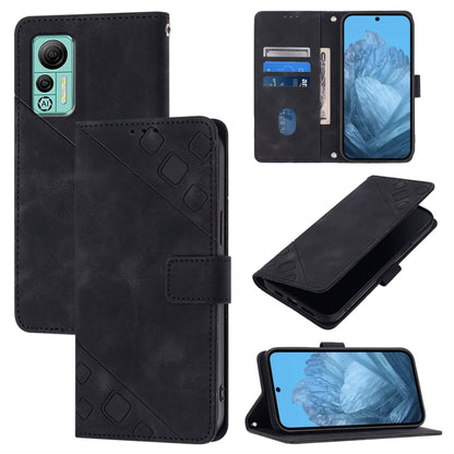 For Ulefone Note 14 Skin Feel Embossed Leather Phone Case(Black) - Ulefone Cases by buy2fix | Online Shopping UK | buy2fix