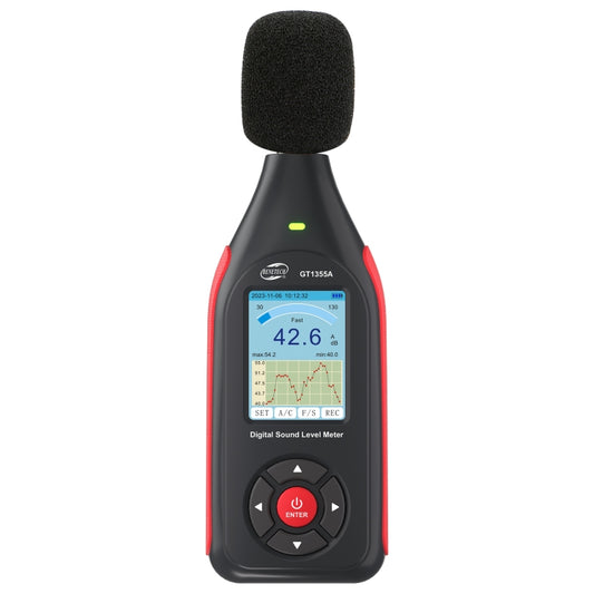 BENETECH GT1355A LCD Display Decibel Tester - Light & Sound Meter by BENETECH | Online Shopping UK | buy2fix