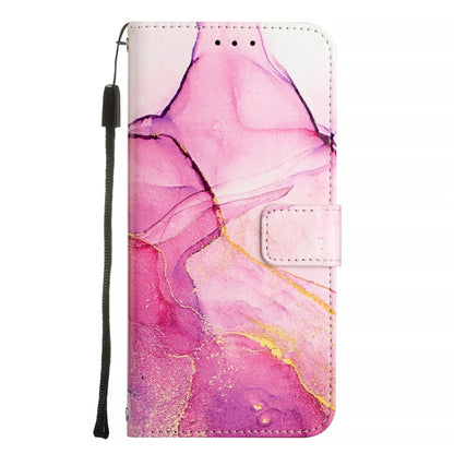 For Ulefone Note 14 PT003 Marble Pattern Flip Leather Phone Case(Pink Purple Gold) - Ulefone Cases by buy2fix | Online Shopping UK | buy2fix