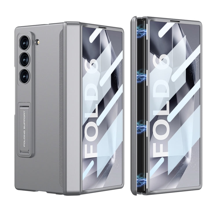 For Samsung Galaxy Z Fold6 GKK Integrated Full Coverage Magnetic Fold Phone Case(Grey) - Galaxy Z Fold6 5G Cases by GKK | Online Shopping UK | buy2fix